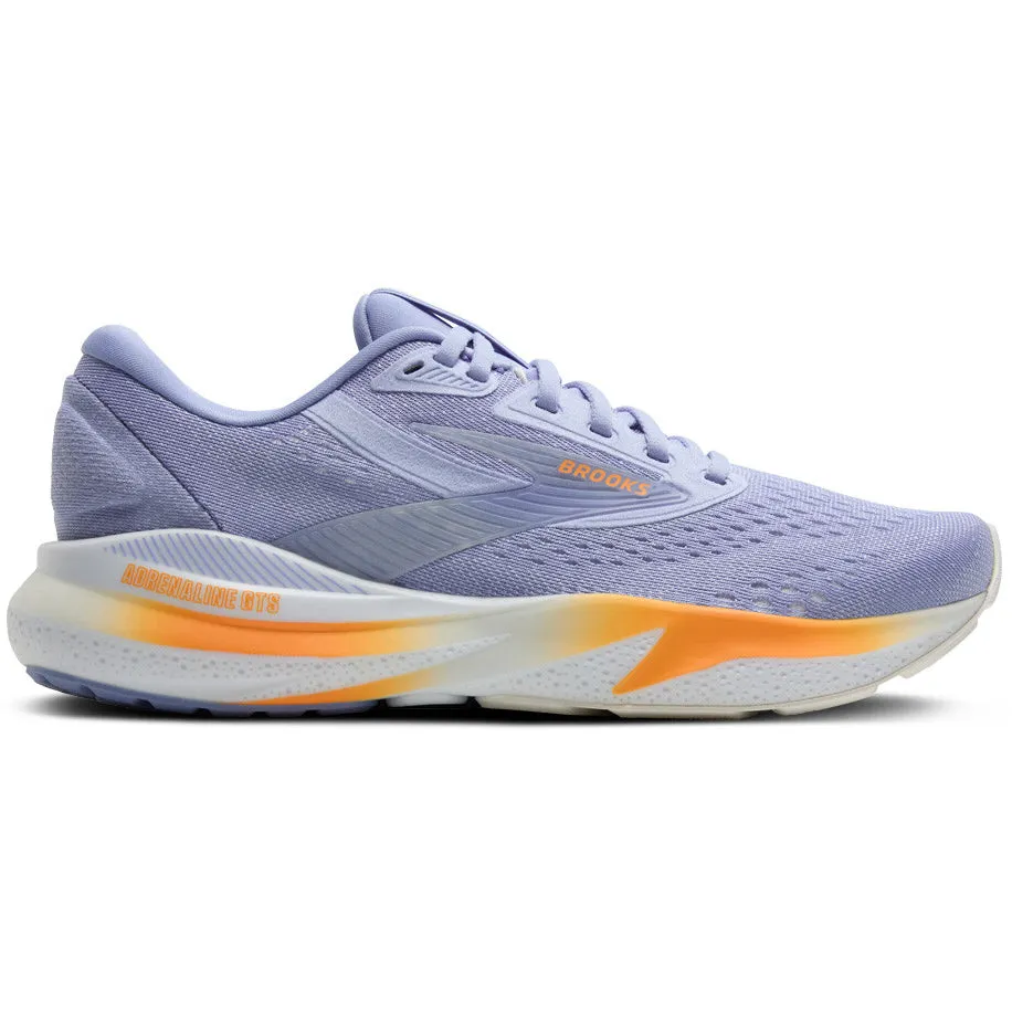 Women's Adrenaline GTS 24 Running Shoes Blue Heron / White / Orange solid - color running wear group - run