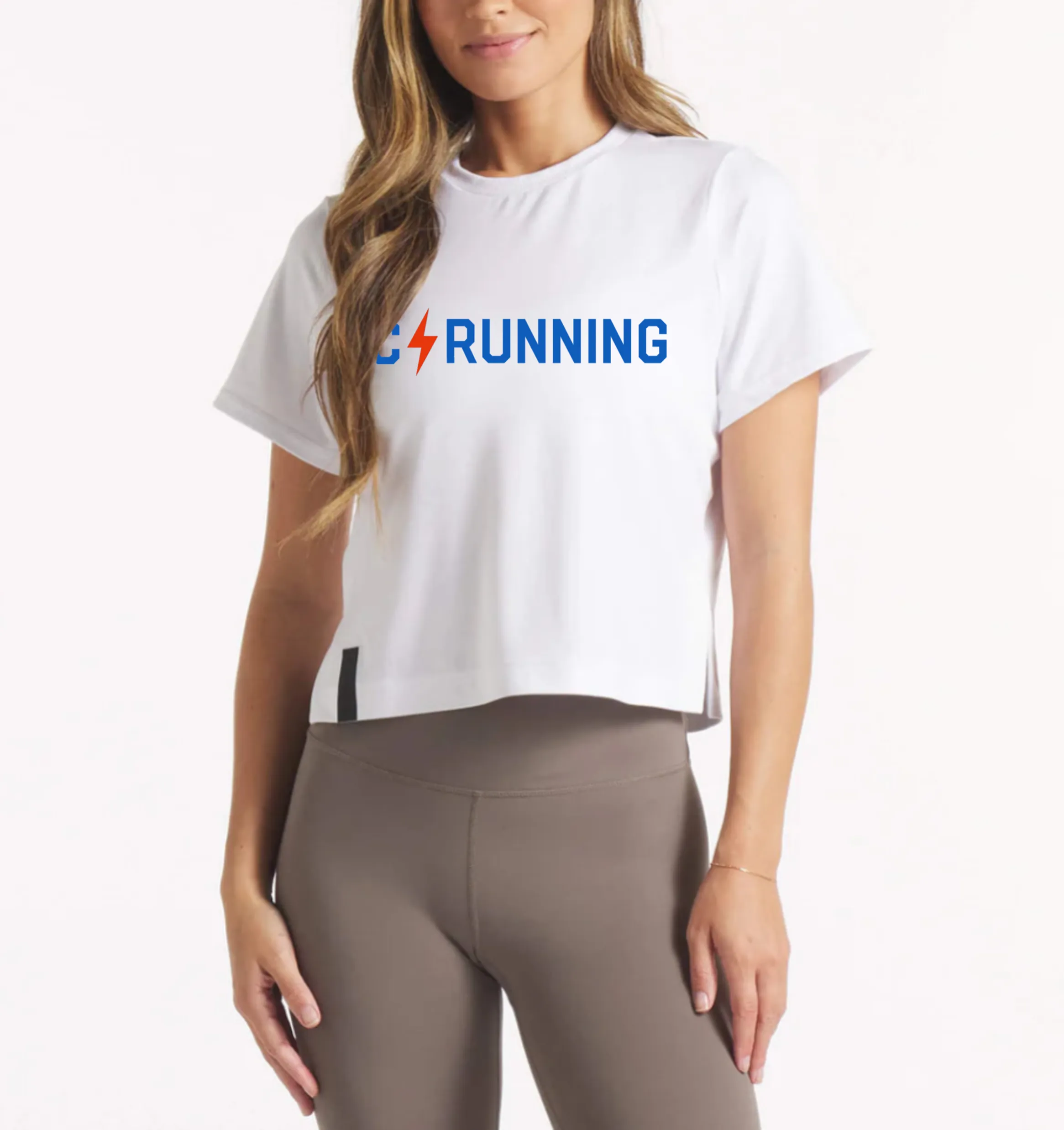 Stretchable Material Women's TCRC x UNRL Boxy Ultra Tee (White)