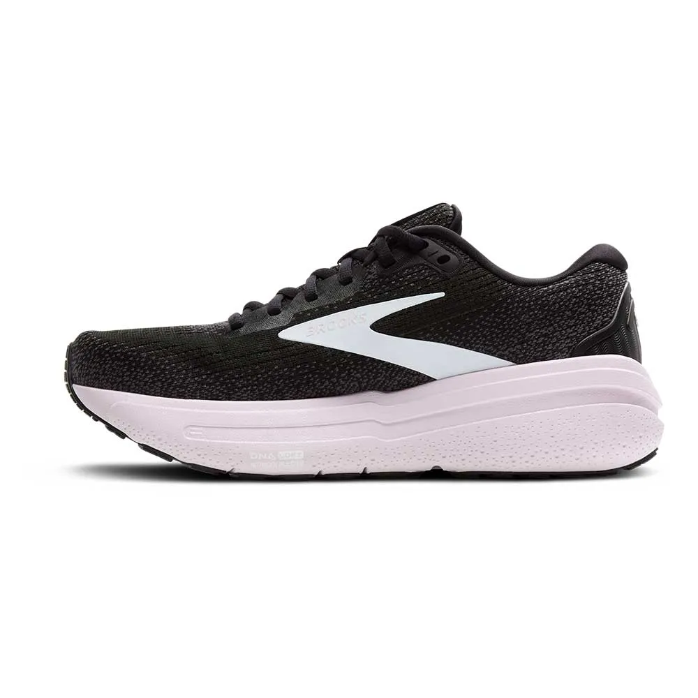 fitness sneakers Dual Density Midsole Women's Ghost Max 2 Running Shoe - Black/White/Orchid Ice - Regular (B)