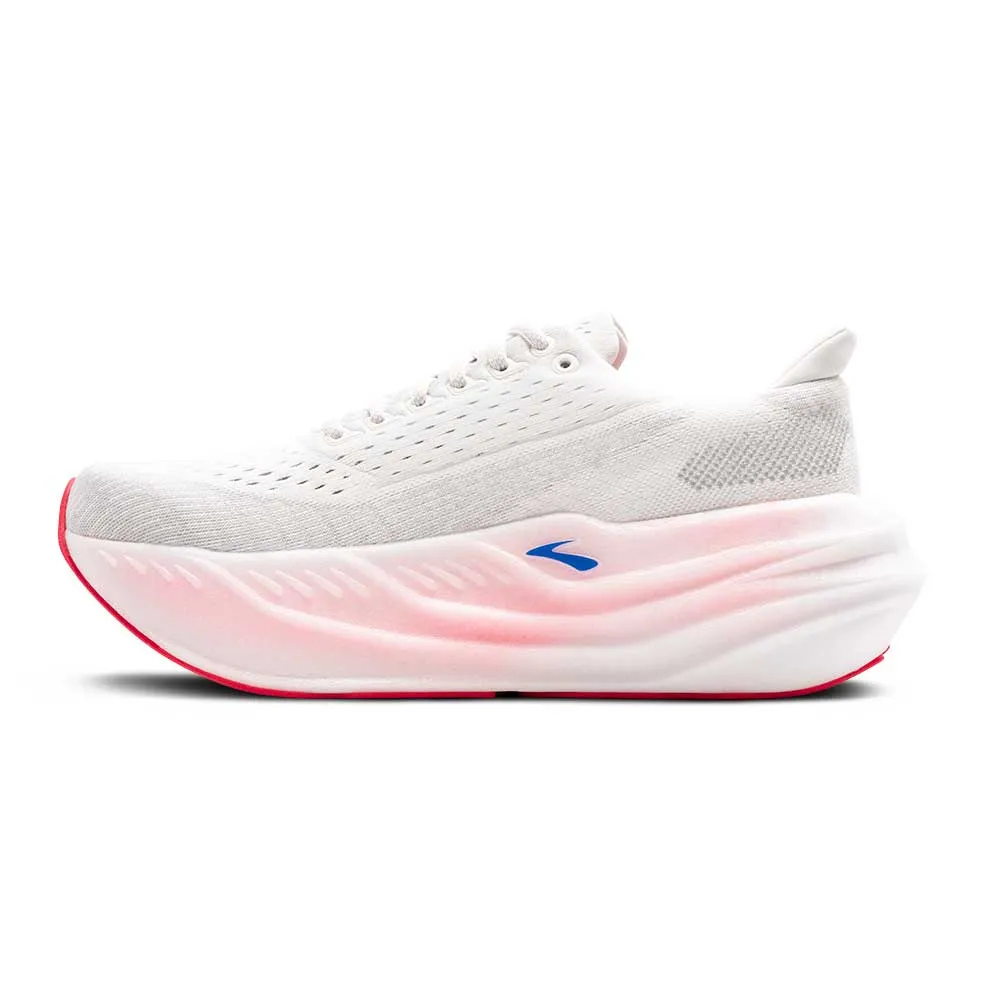 Women's Glycerin Max Running Shoe - White/Black/Diva Pink - Regular (B) running in mud shoes Zero-gravity foam