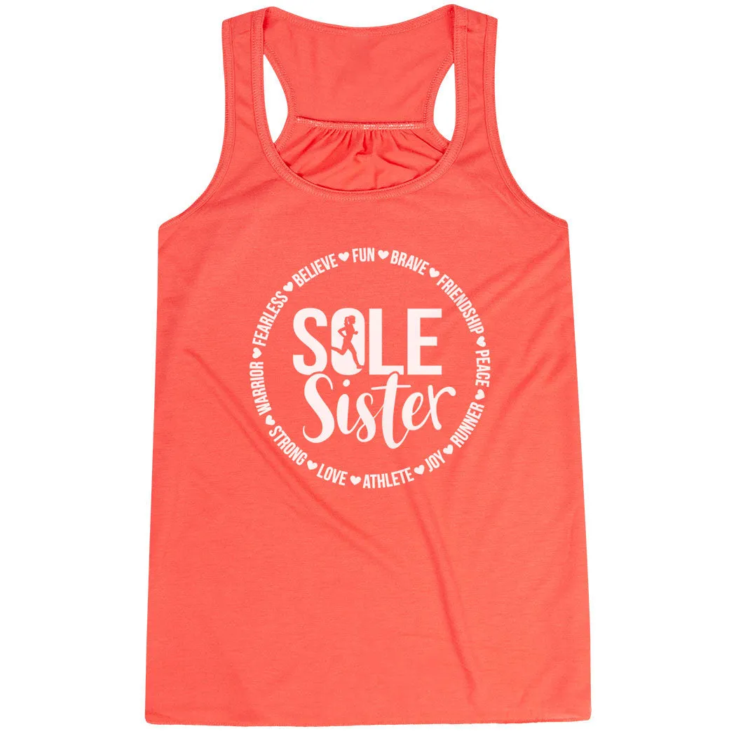 Activewear Design group use Flowy Racerback Tank Top - Sole Sister