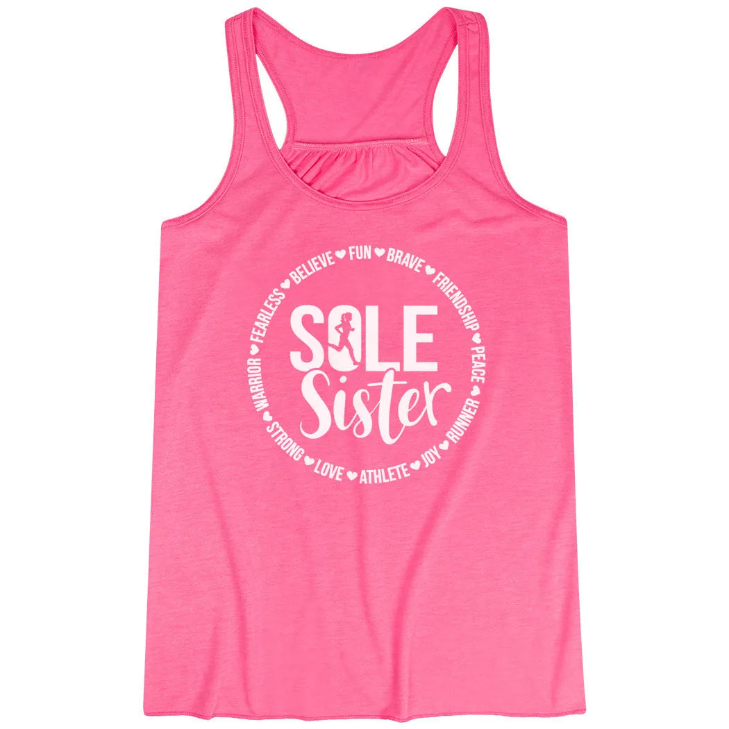 Coordination Flowy Racerback Tank Top - Sole Sister