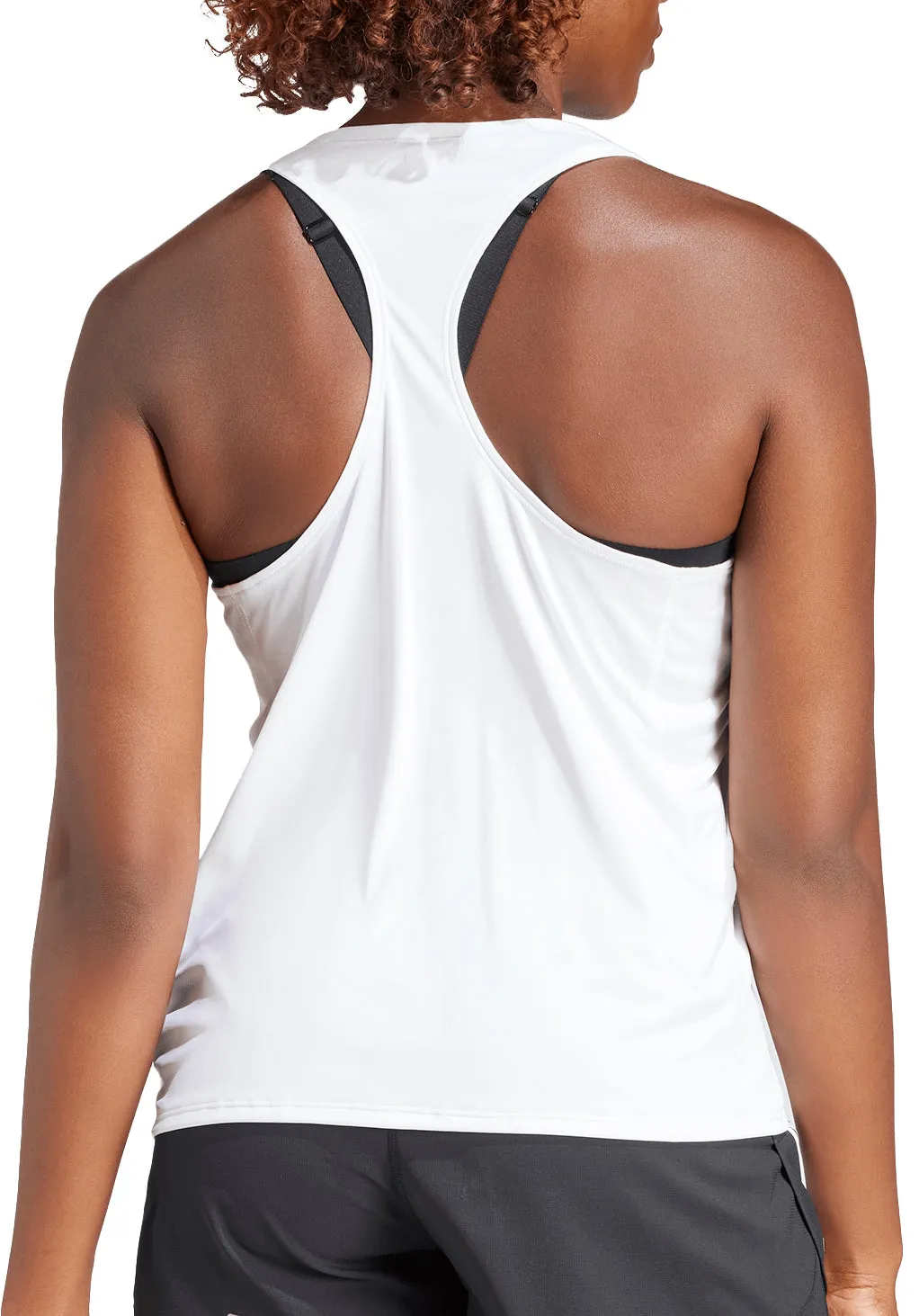 adidas Adizero Essentials Womens Running Vest Tank Top - White Good ventilation Corrosion resistant