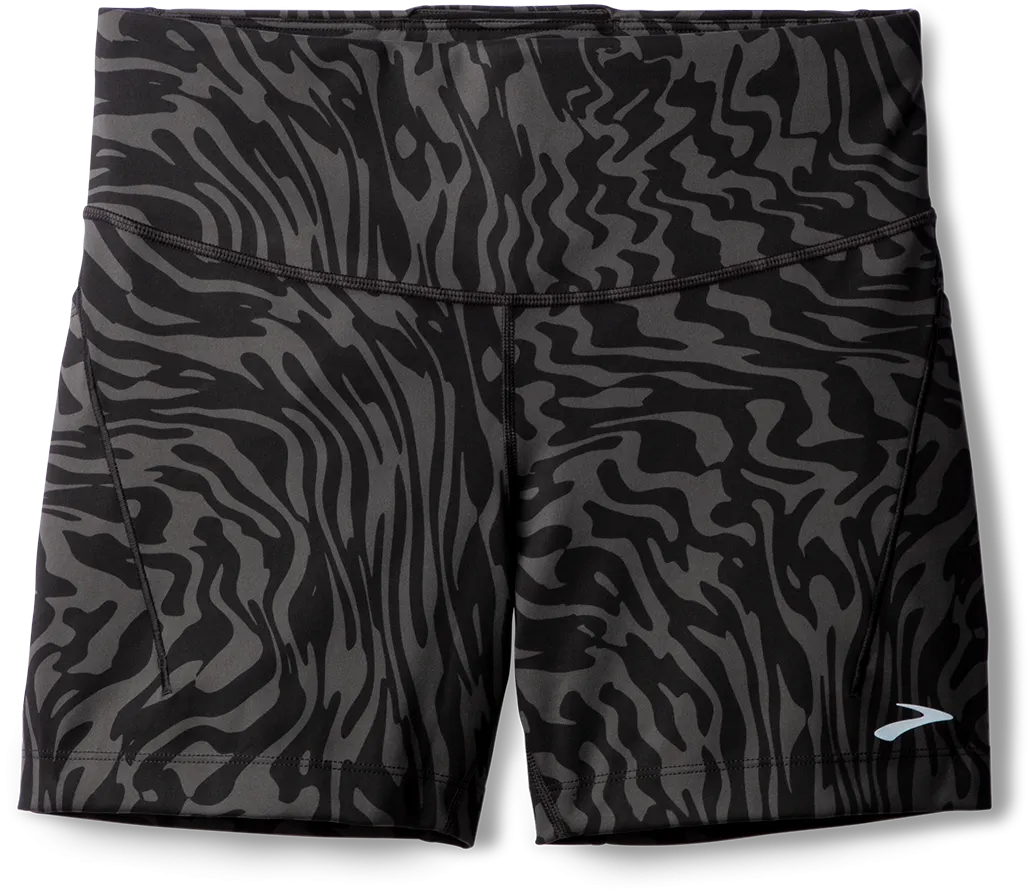 Global Edge Women??s Spark 5?? Short Tight (073 - Obsidian Speedscape)