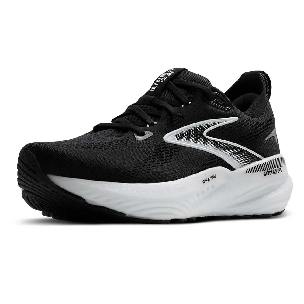 Women's Glycerin GTS 22 Running Shoe - Black/Grey/White - Regular (B) brand - name running shoes casual - runner shoes