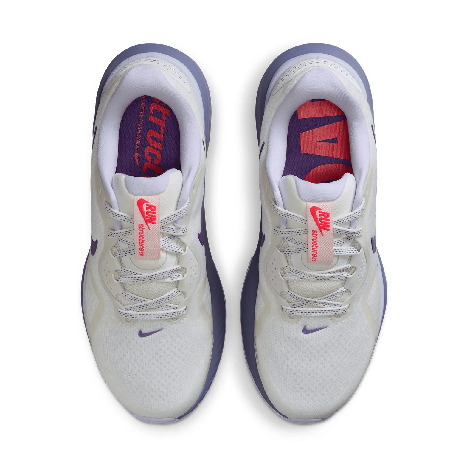 Women's Structure 26 Running Shoes Summit White / Amethyst Tint / Dusty Amethyst / Wild Grape business - event running option
