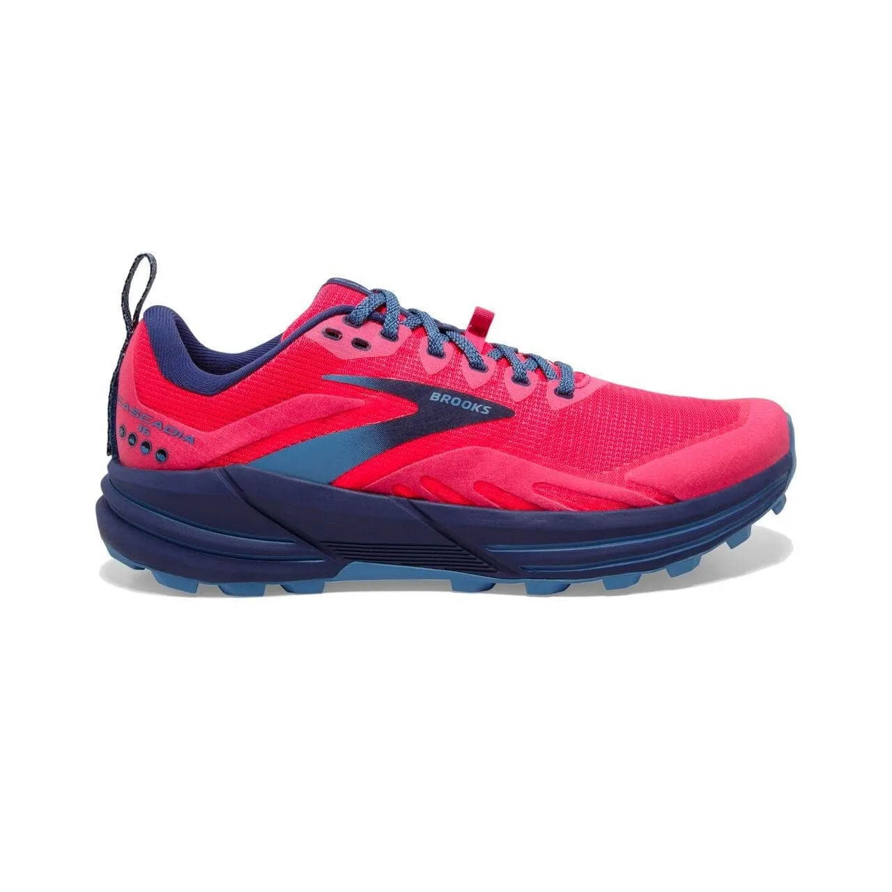 Water Resistant Trail Shoes rocky climb shoes Brooks Cascadia 16 (Womens) - Pink/Flambe/Cobalt