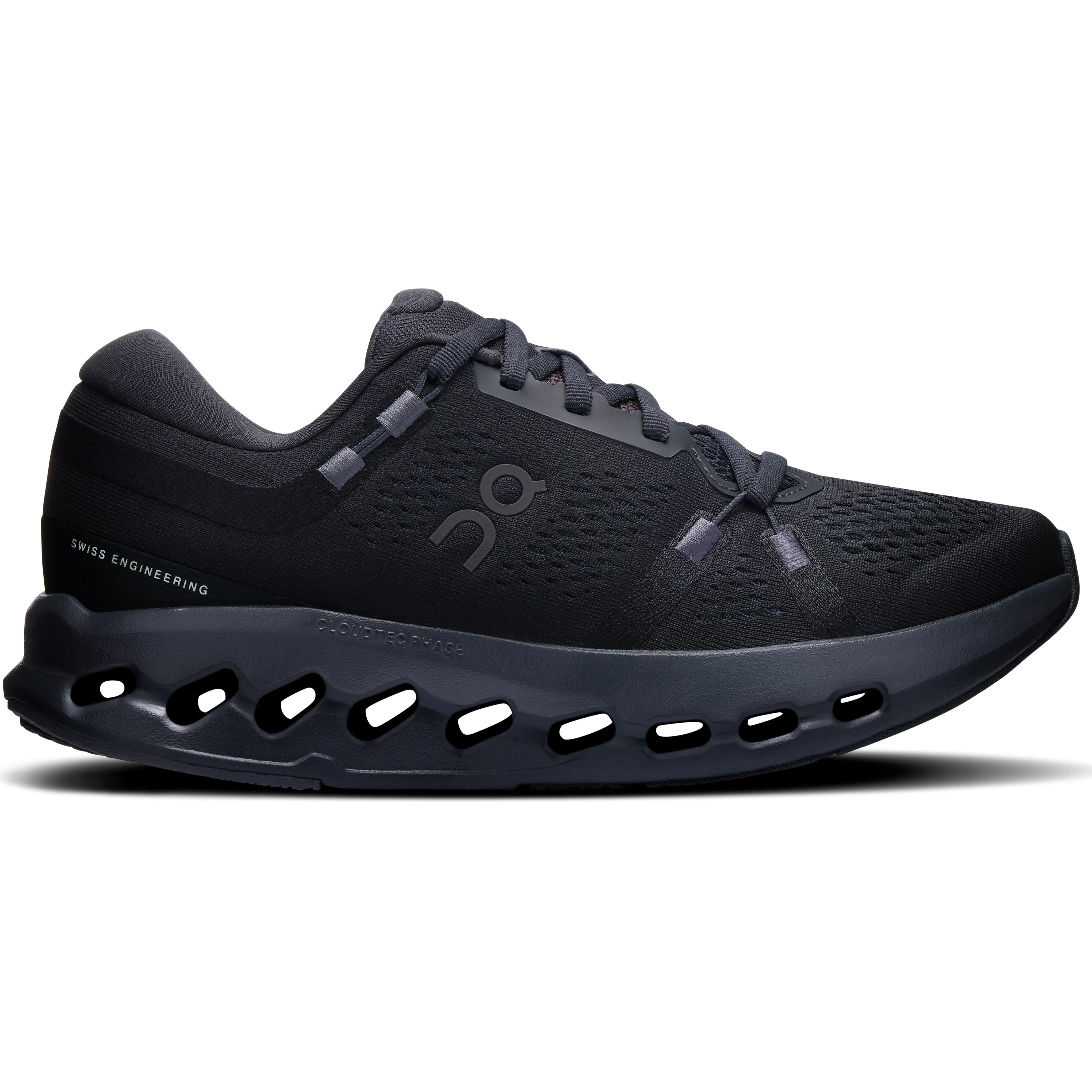 Women's Cloudsurfer 2 Running Shoes Black / Black soft - touch - comfortability shoes Oxygenation Technology