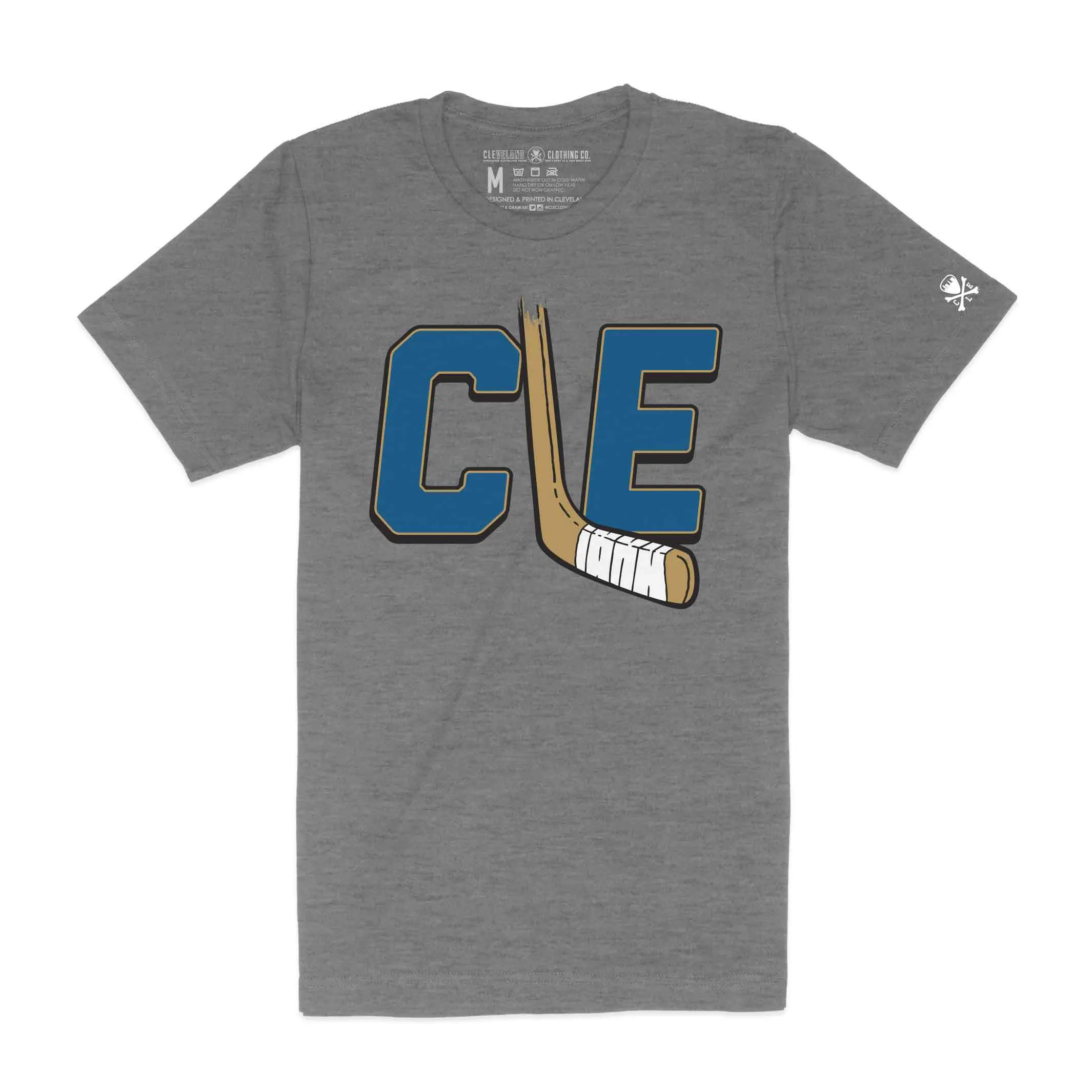CLE Hockey - Mens/Unisex Crew T-Shirt Minimalist Layer