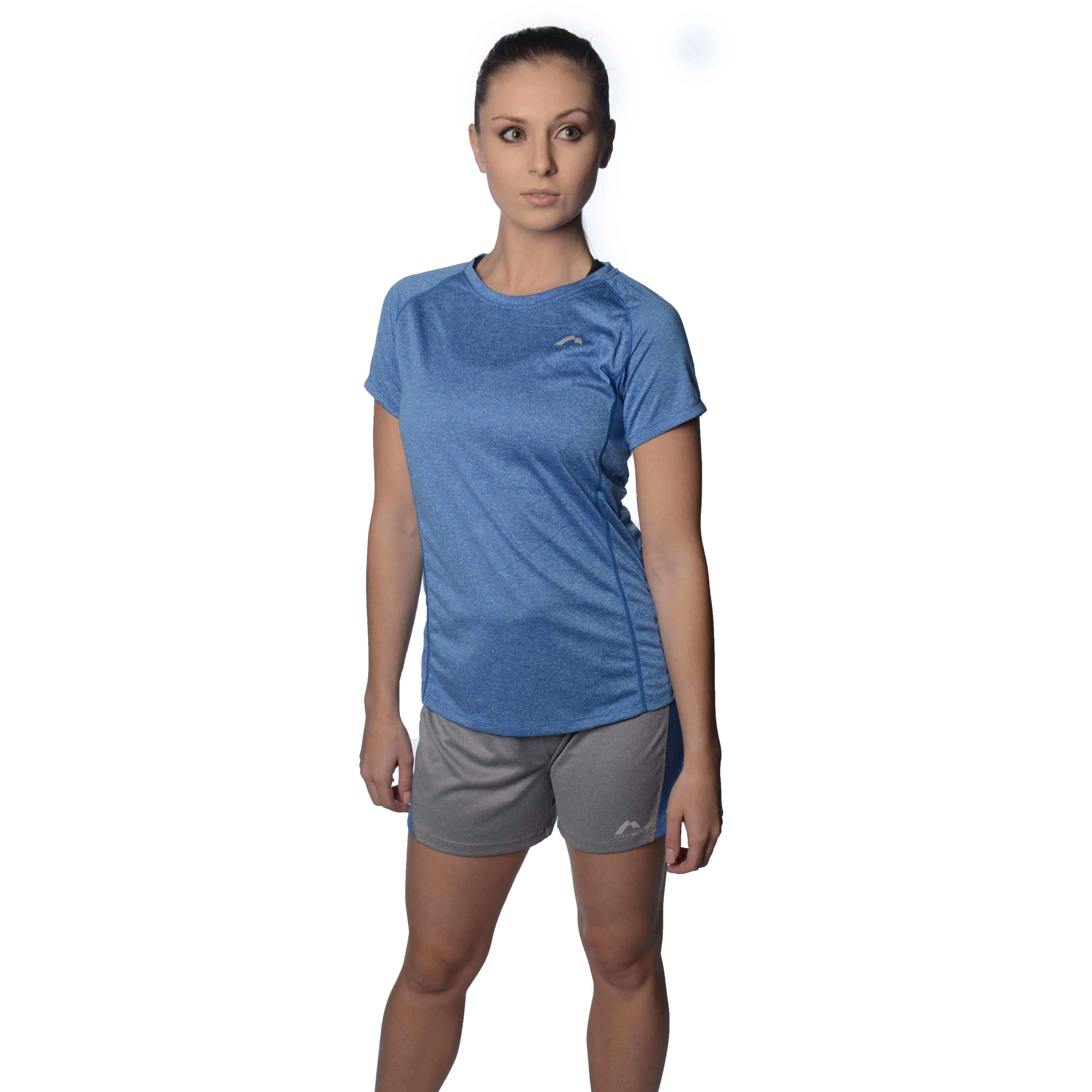 More Mile Marl Jersey Womens Training Shorts - Grey campers Tactical Storage Solutions