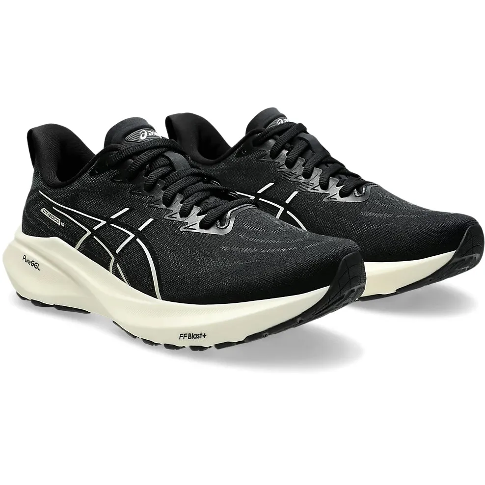 Asics Women's GT-2000 13 Running Shoes Black / White Exclusive Impact Resistance Tech