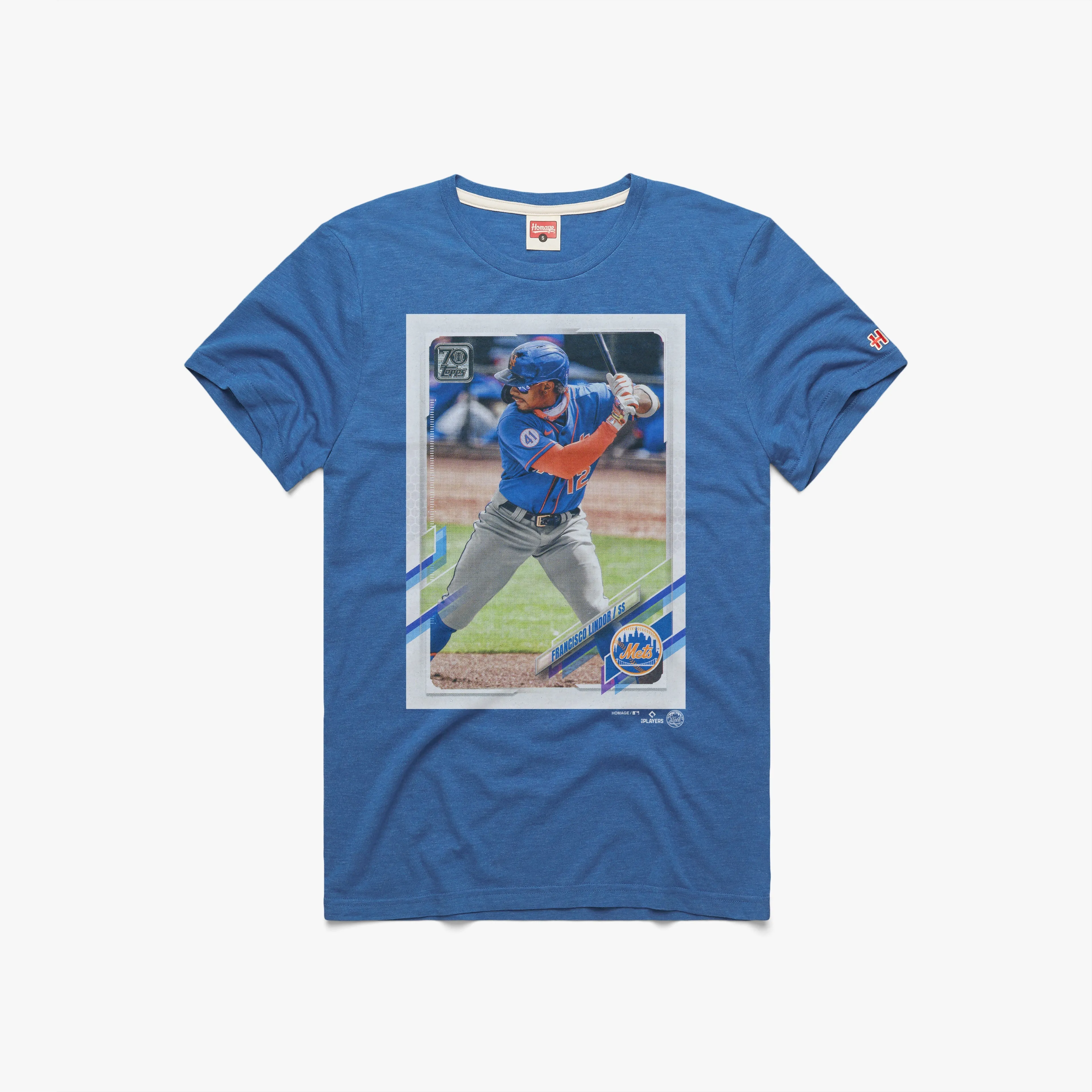 2021 Topps Baseball Francisco Lindor Mets Breathable Performance Fit Active Fashion