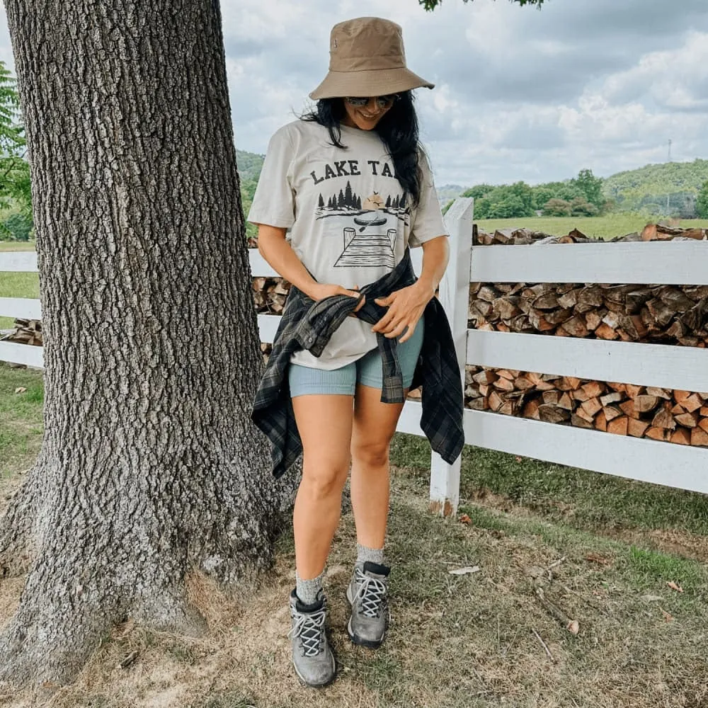 Lake Tahoe Park Tee V neck style
