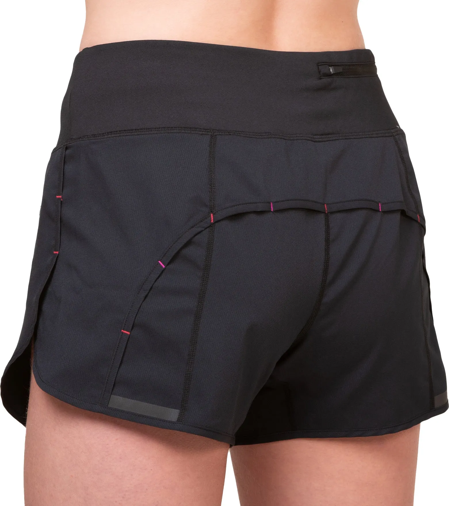 Ronhill Tech 4.5 Inch Womens Running Shorts - Black Light Design