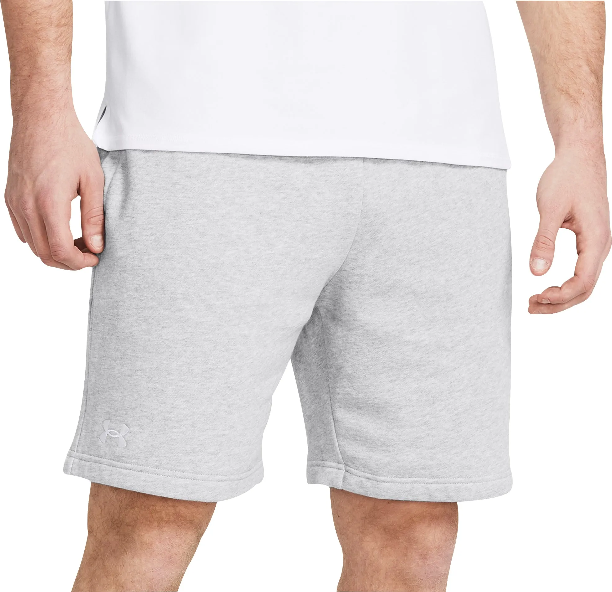 Chill Design Under Armour Rival Fleece Mens Training Shorts - Grey