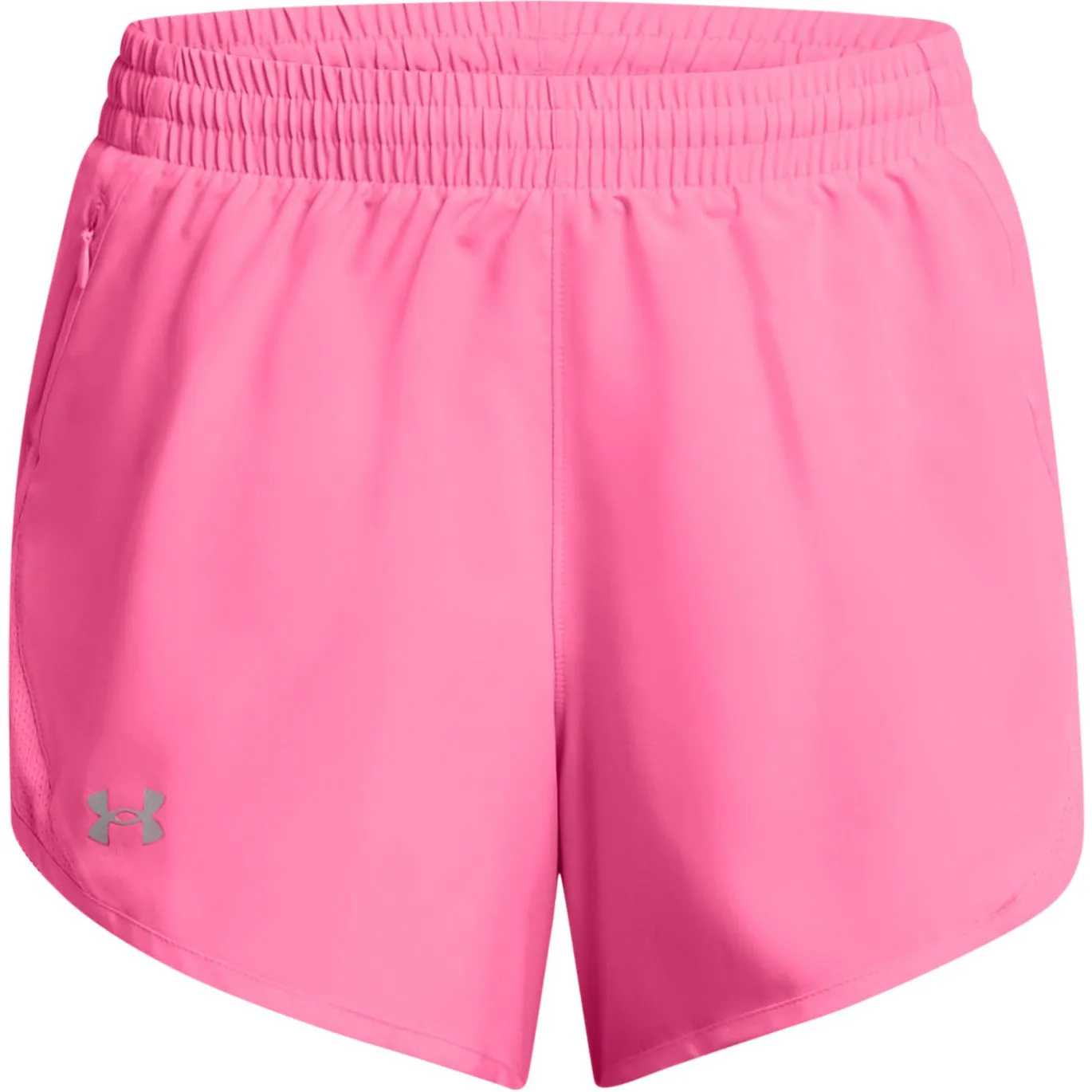 Under Armour Fly By 3 Inch Womens Running Shorts - Pink Cargo shorts Nylon Material
