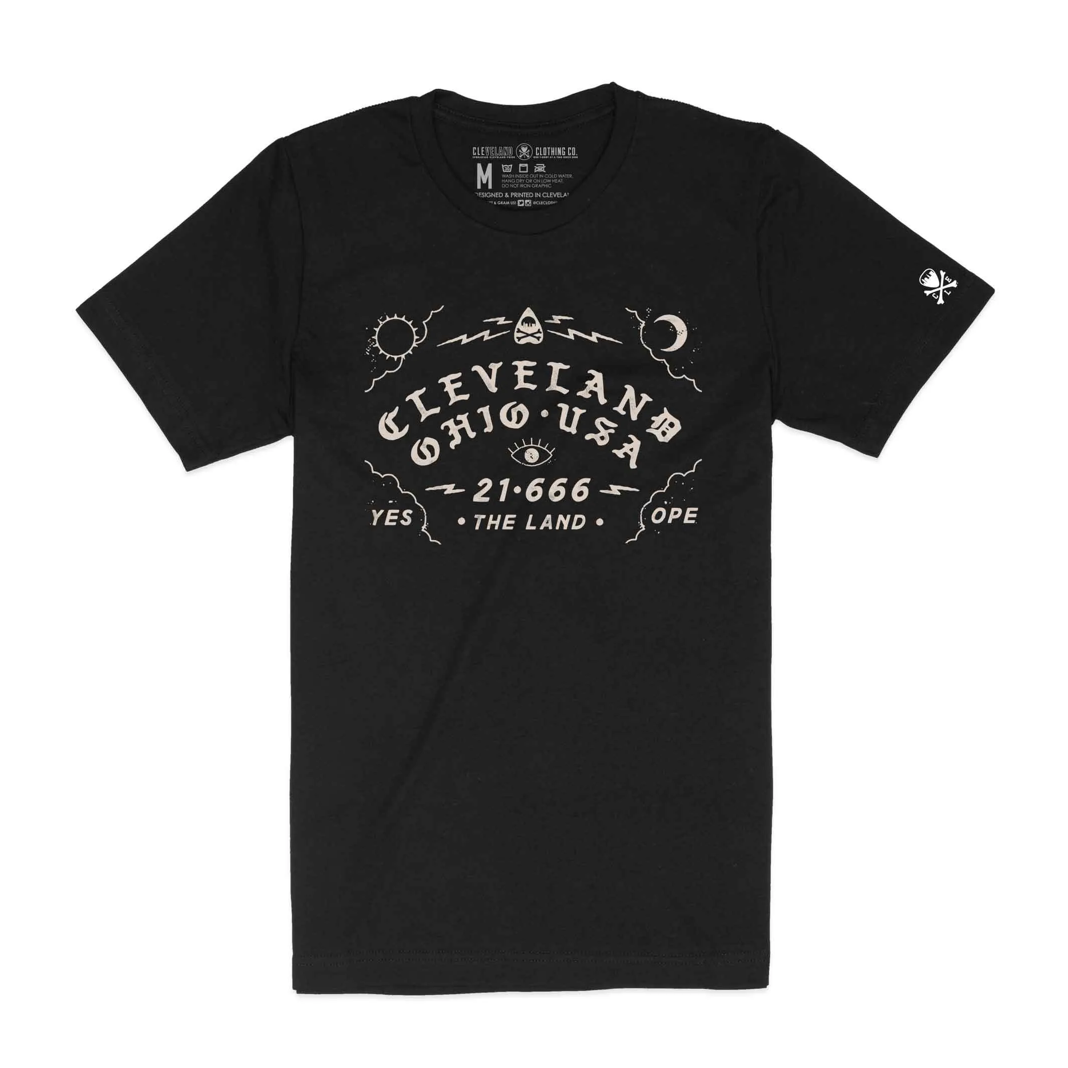 Cleveland Ouija Board - Mens/Unisex Crew T-Shirt vacation wear Quick Dry Wear