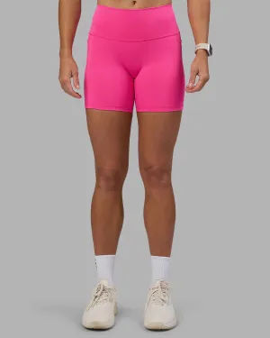 Body Shaping Postpartum Fit Timeless Design Wear Fusion High-Rise 6" Short Pockets - Ultra Pink