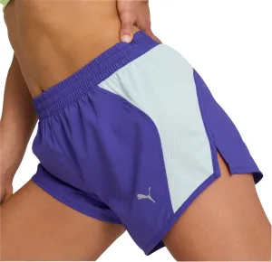 Movement Ready Cozy Style Puma Run Favourite Velocity 3 Inch Womens Running Shorts - Blue