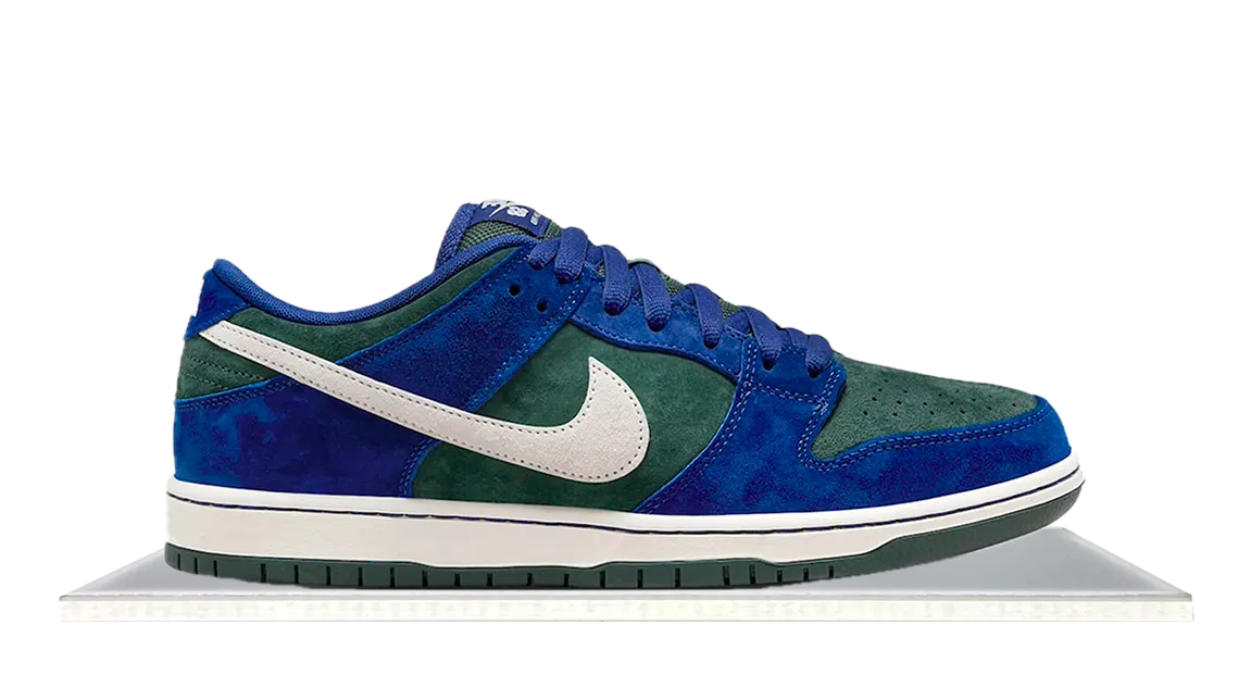 SB Dunk Low Deep Royal Blue Yellow Sun mesh ventilation
