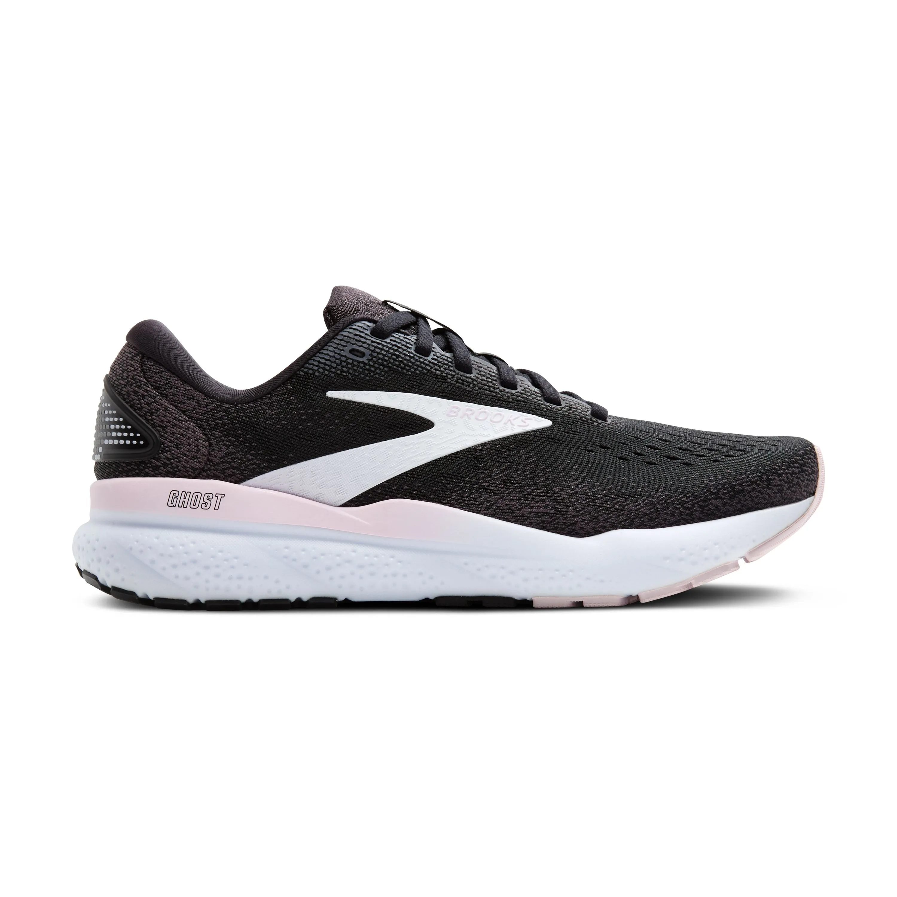 Brooks | Ghost 16 | Women's | Black/White/Orchid Ice indoor - outdoor multi - directional - flexibility