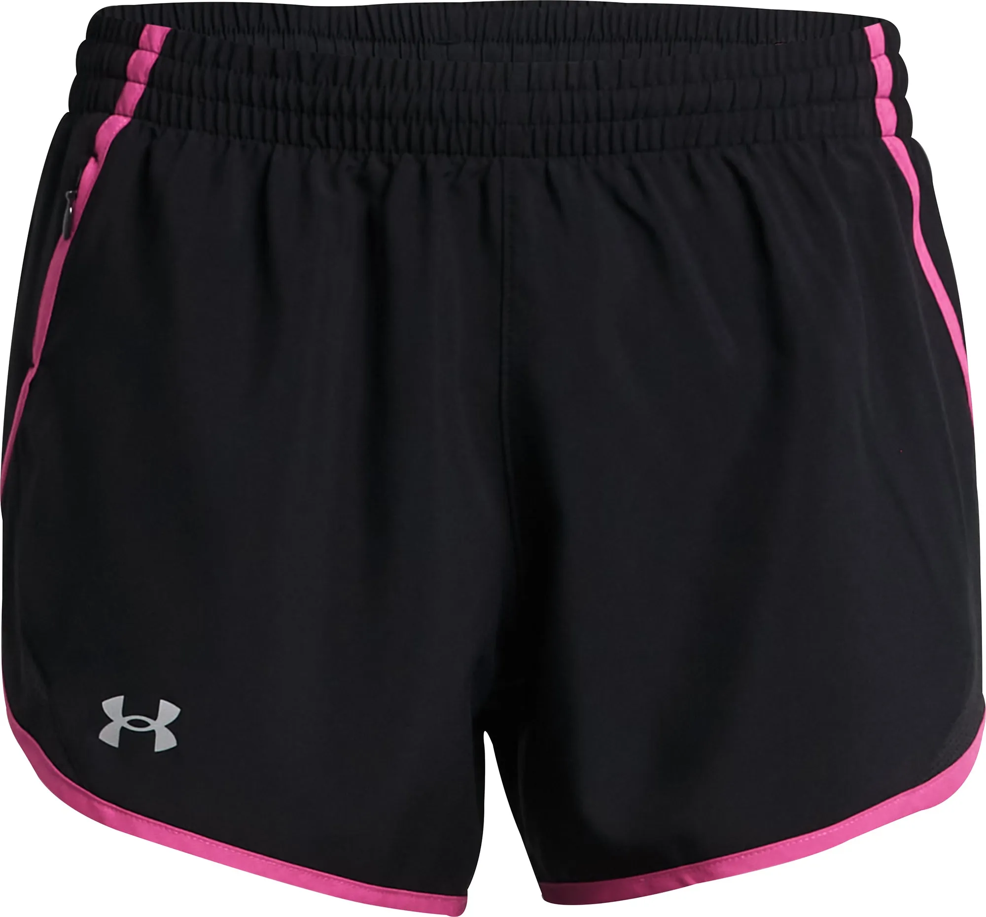Adaptive Temperature Control Daily Casual Under Armour Fly By 3 Inch Womens Running Shorts - Black