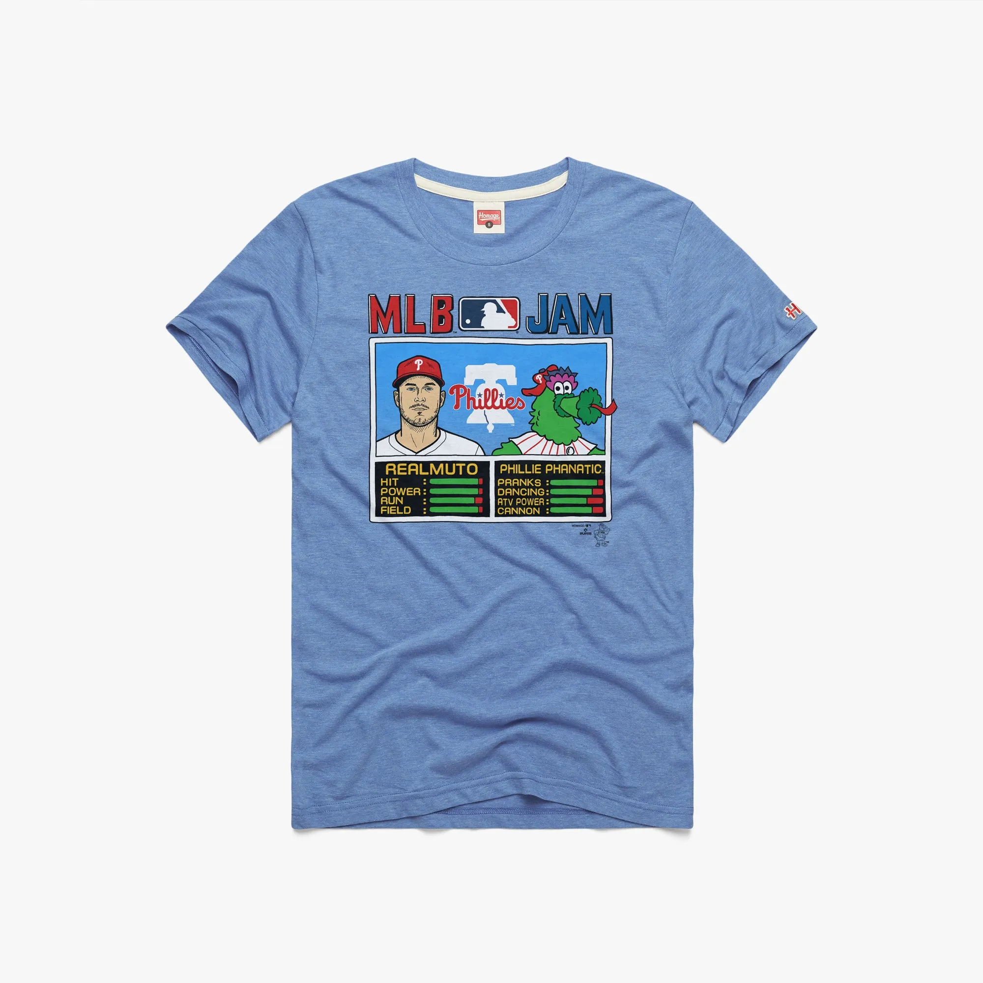 Flattering Shape Cozy Apparel MLB Jam Phillies Realmuto And Phillie Phanatic