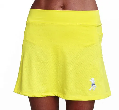 Crisp Edge Slip Resistant Waist Citron Ultra Swift Running Skirt