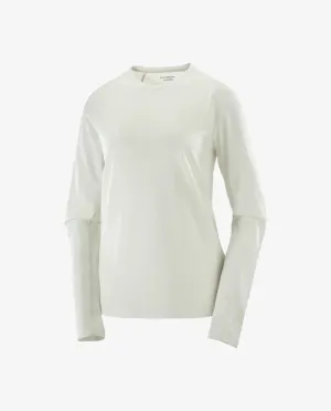Women's Shakeout Core Long Sleeve Tee (Icicle) Vintage Style