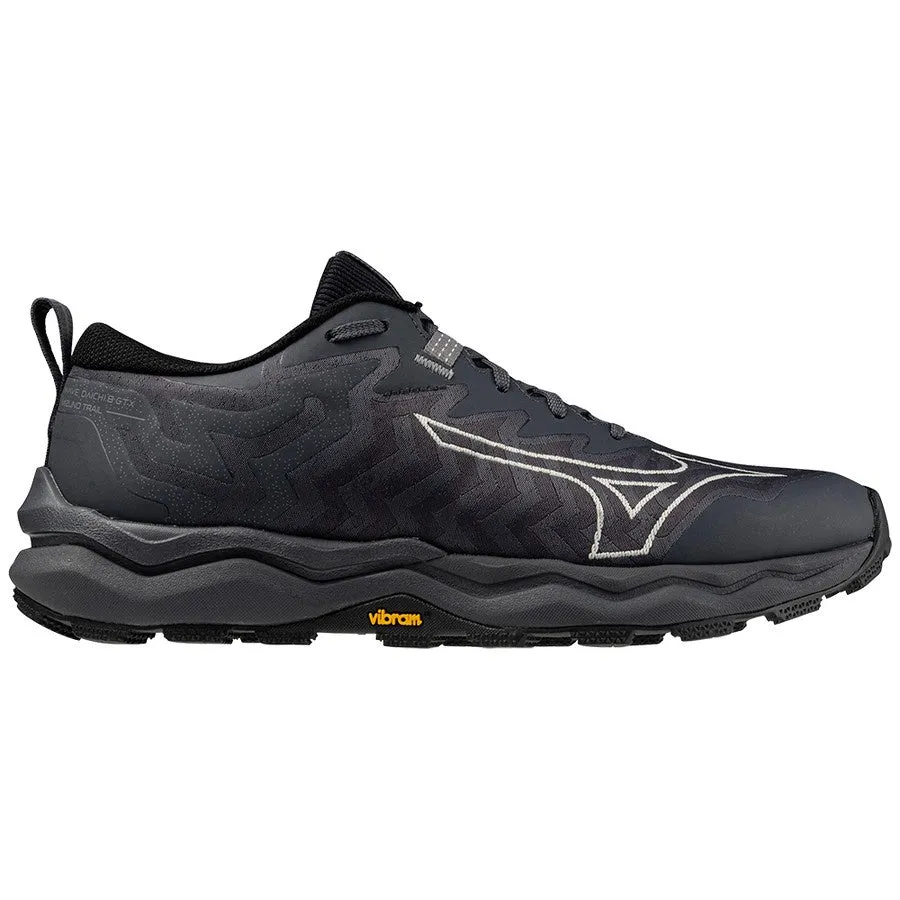 low cut trail running shoes Seamless construction Mizuno Wave Daichi 8 GTX (Womens) - Iron Gate/Nimbus Cloud/Black
