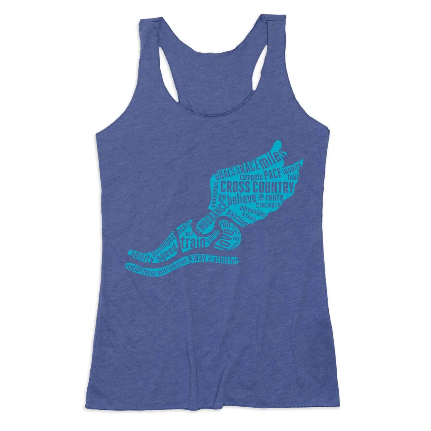 fresh feel Women's Everyday Tank Top - Winged Foot Inspirational Words
