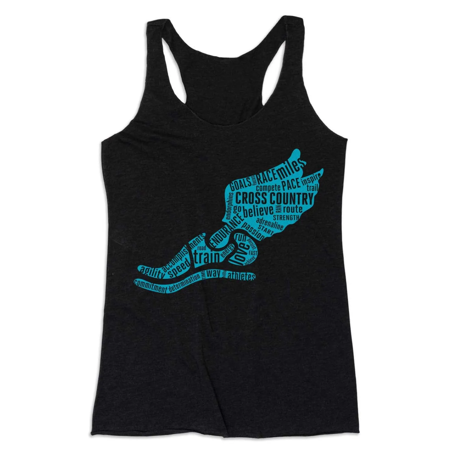 Women's Everyday Tank Top - Winged Foot Inspirational Words continuous operation