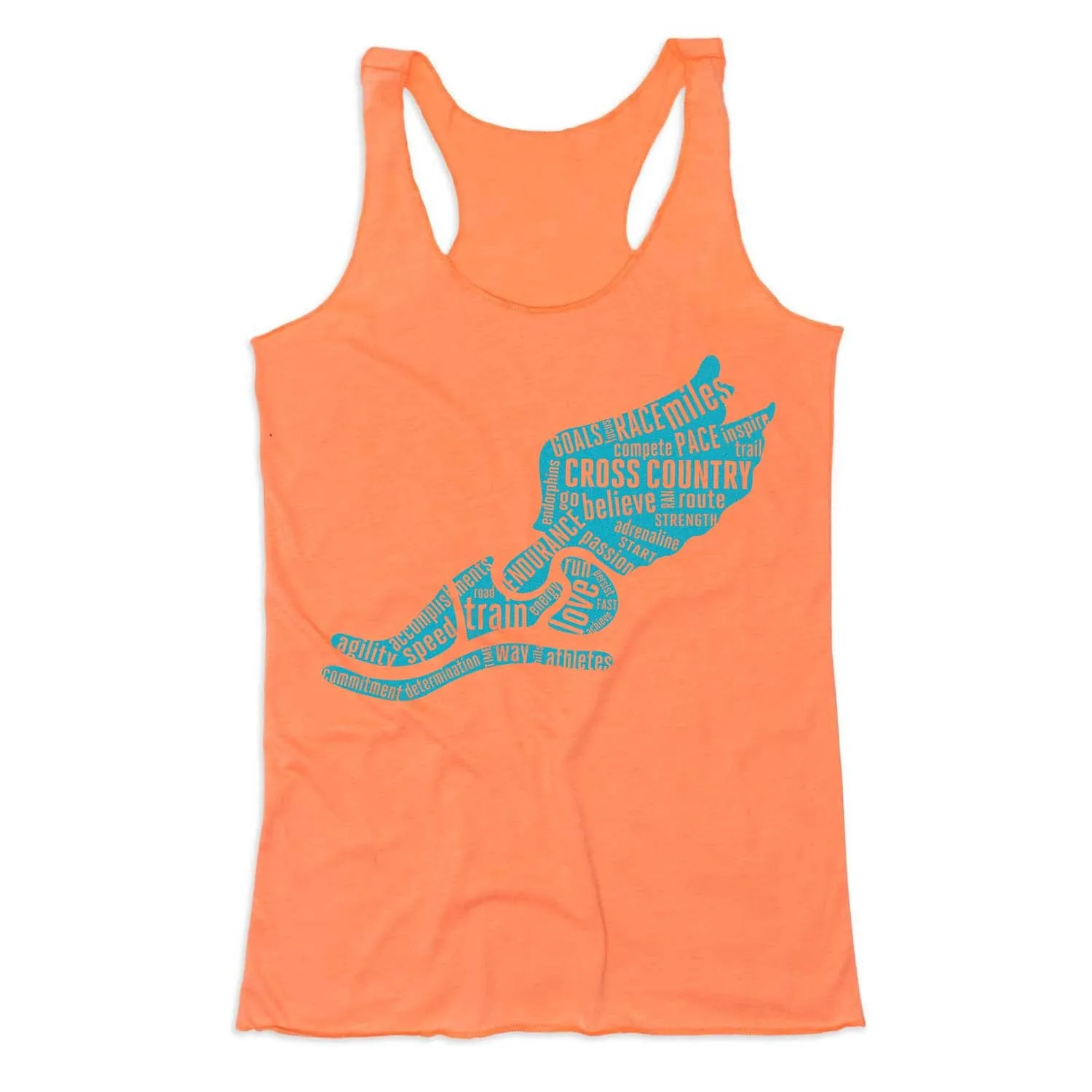 Quick Smooth clean environment Women's Everyday Tank Top - Winged Foot Inspirational Words