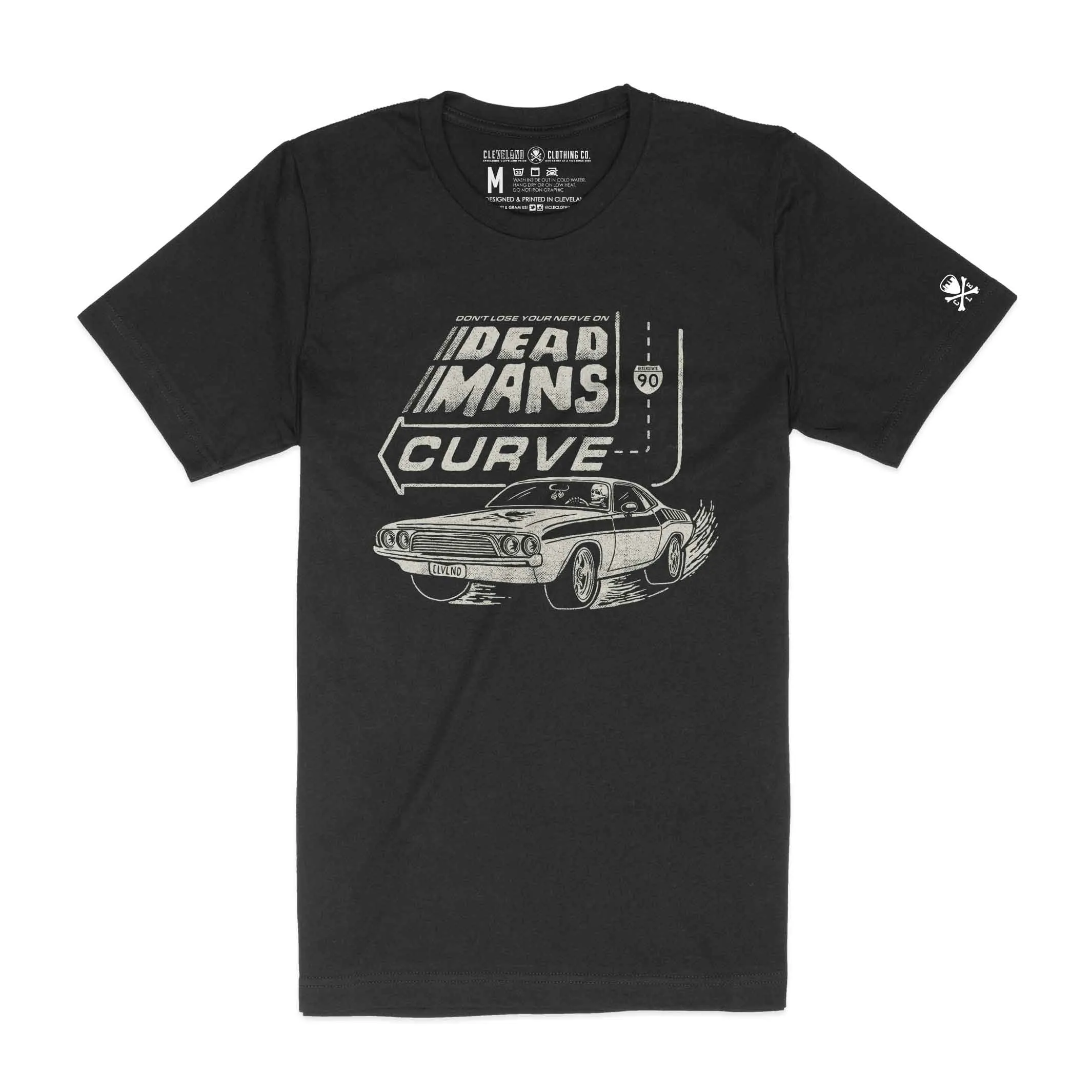 Dead Man's Curve - Mens/Unisex Crew T-Shirt Quality Layer