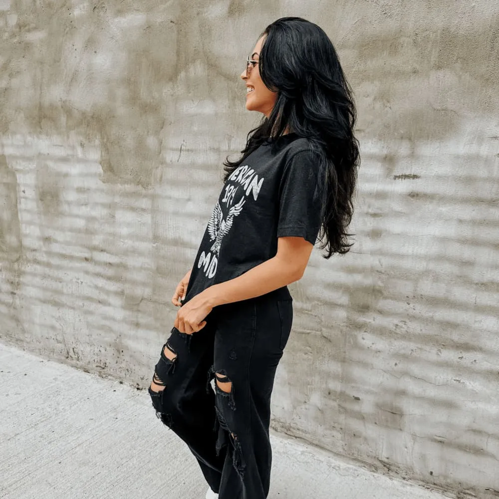 American Made Tee Seam Free Shoulders