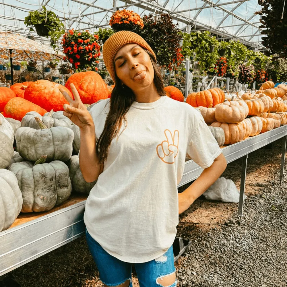 V neck Good Things Take Time Tee