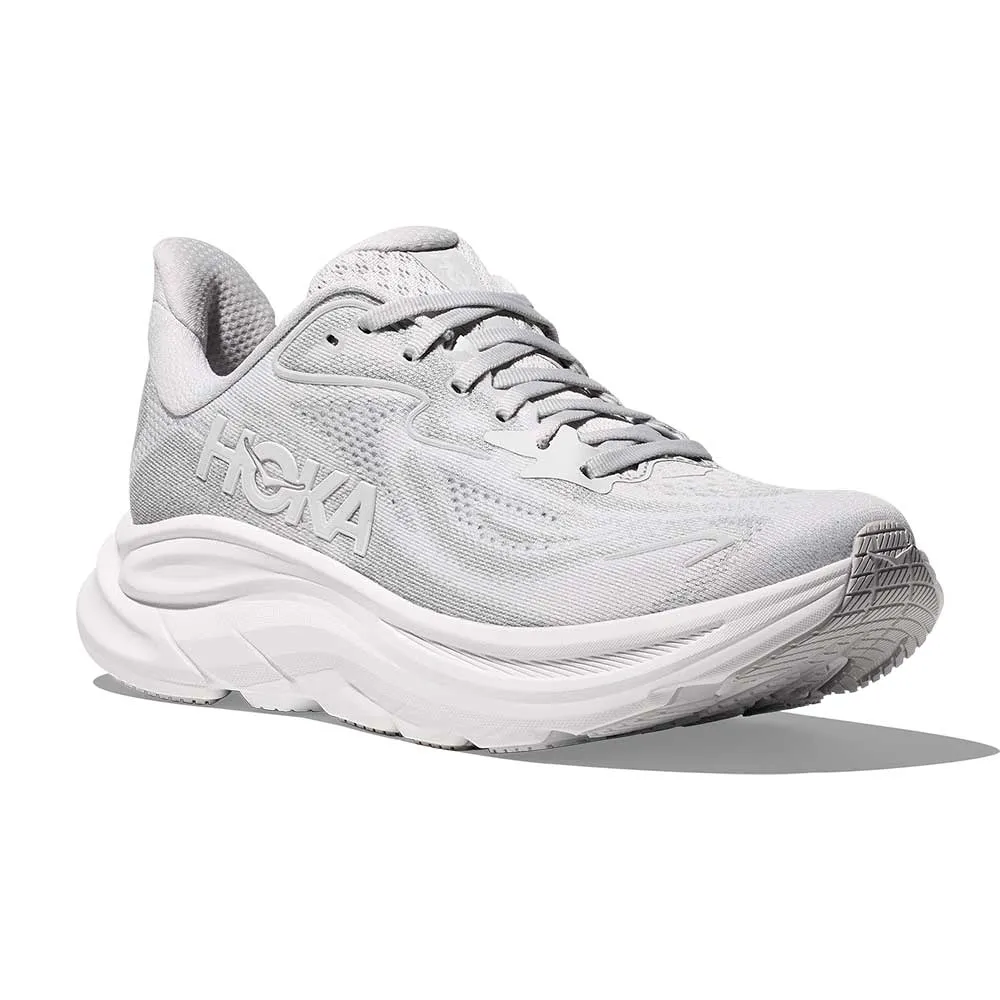 modern - brand shoes Women's Clifton 10 Running Shoe - Cosmic Grey/Stardust - Wide (D)