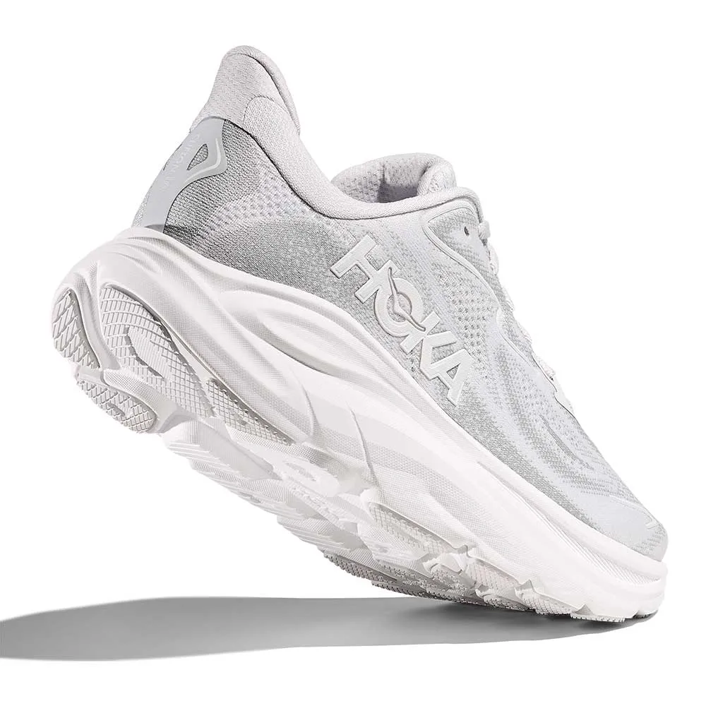 Flexible Heel Cup Non Chafing Collar Women's Clifton 10 Running Shoe - Cosmic Grey/Stardust - Wide (D)