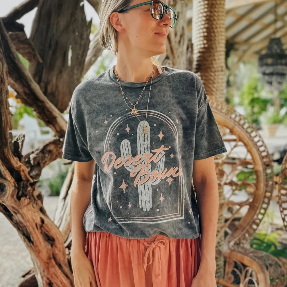 Desert Bound Mineral Wash Tee Comfy Comfort