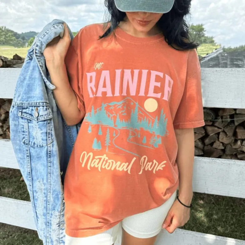 Mt. Rainier National Park Classic Comfort Style