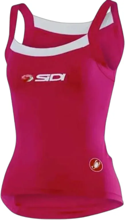 Heavy - duty outdated technology Castelli Sidi Katia Womens Cycling Vest Tank Top - Pink