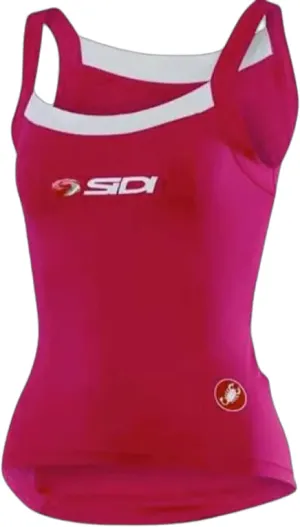 Castelli Sidi Katia Womens Cycling Vest Tank Top - Pink long - term storage