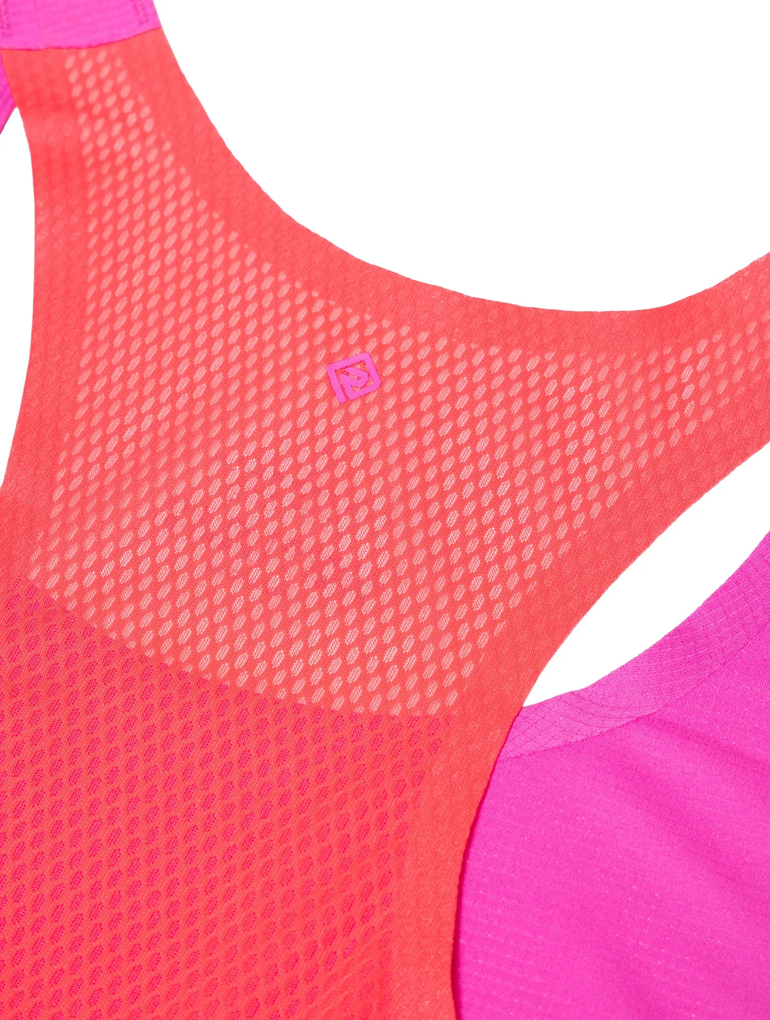 Wick Effect Tensile Ready Fabric Ronhill Tech Race Womens Running Vest Tank Top - Pink