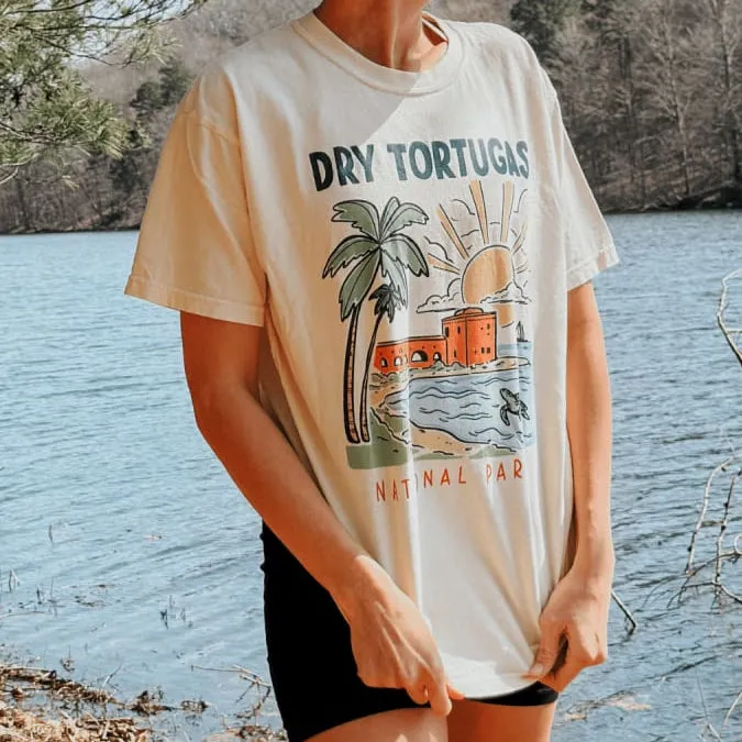 Dry Tortugas National Park Tee Ultra Soft Blended Textile Leisure Wear