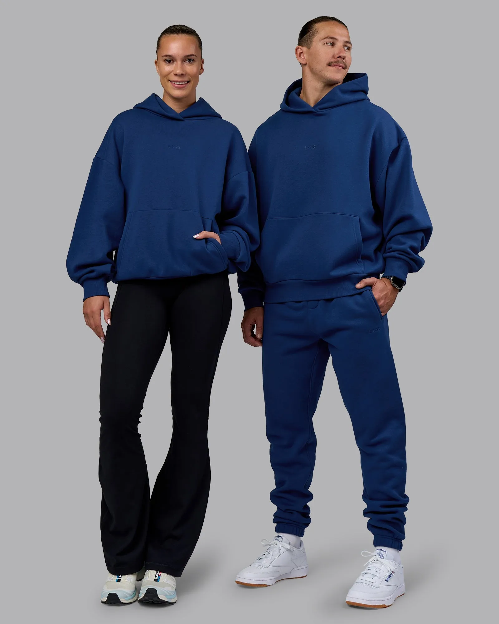 Blend date night look MVP Oversized Hoodie - Midnight Blue