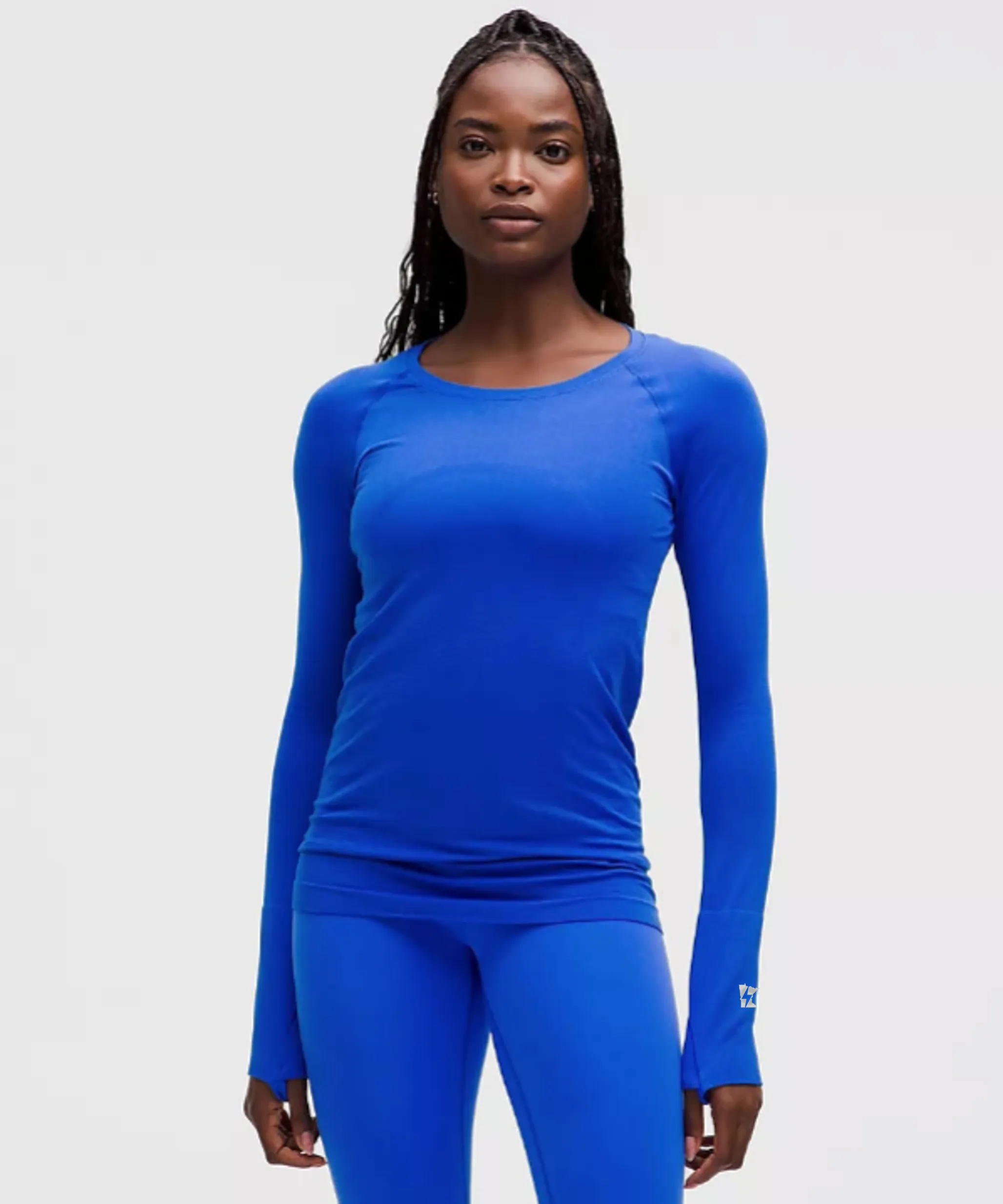 AntiStatic Treatment Women??s Swiftly Tech Long Sleeve 2.0 *Hip Length (Cerulean Blue/Cerulean Blue)