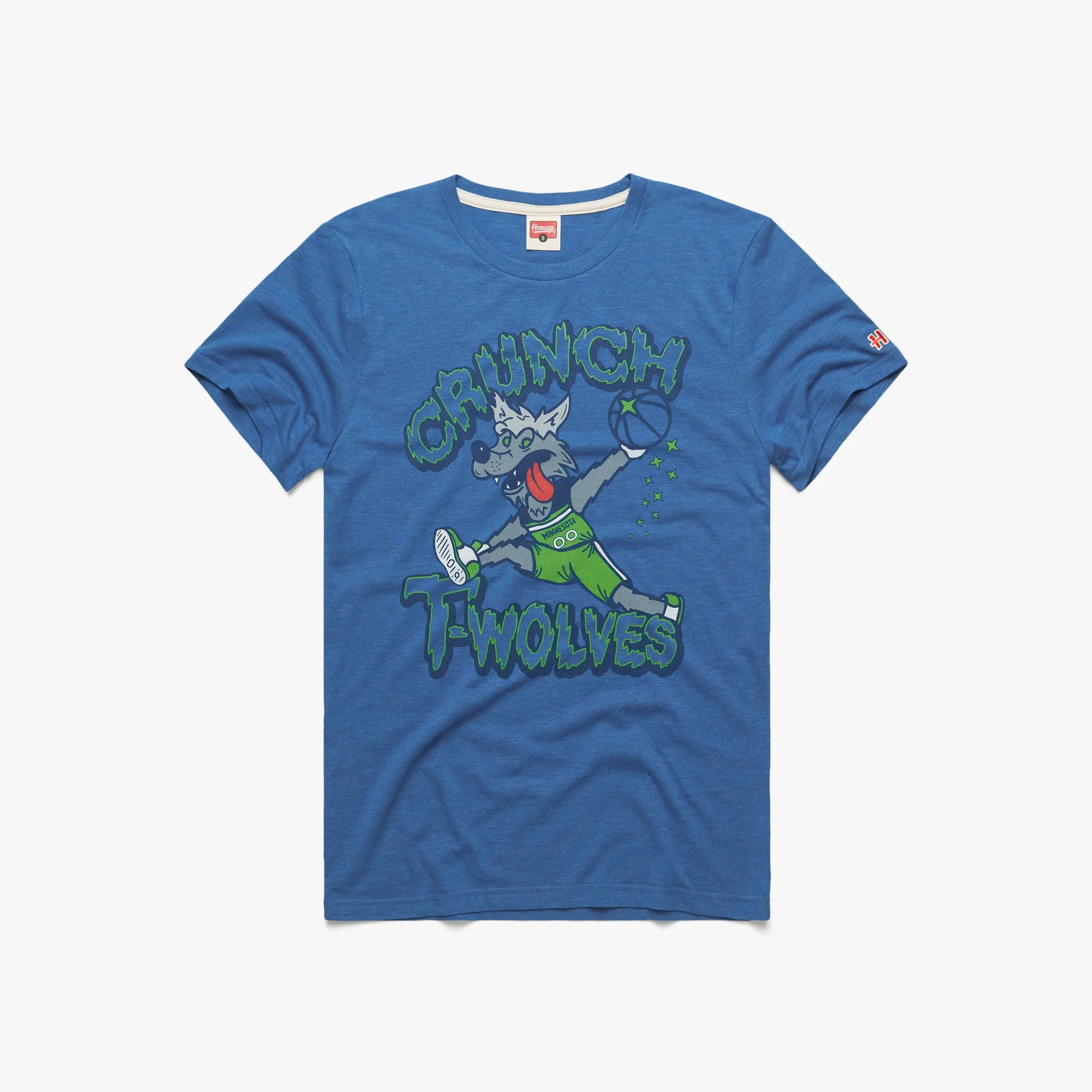 Minimalist purity Minnesota Timberwolves Crunch The Wolf