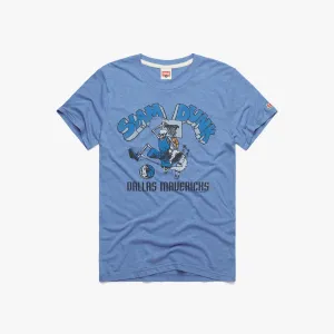 Organic Cotton Blend Timeless Must-Have NBA x Grateful Dead x Mavericks Slam Dunk