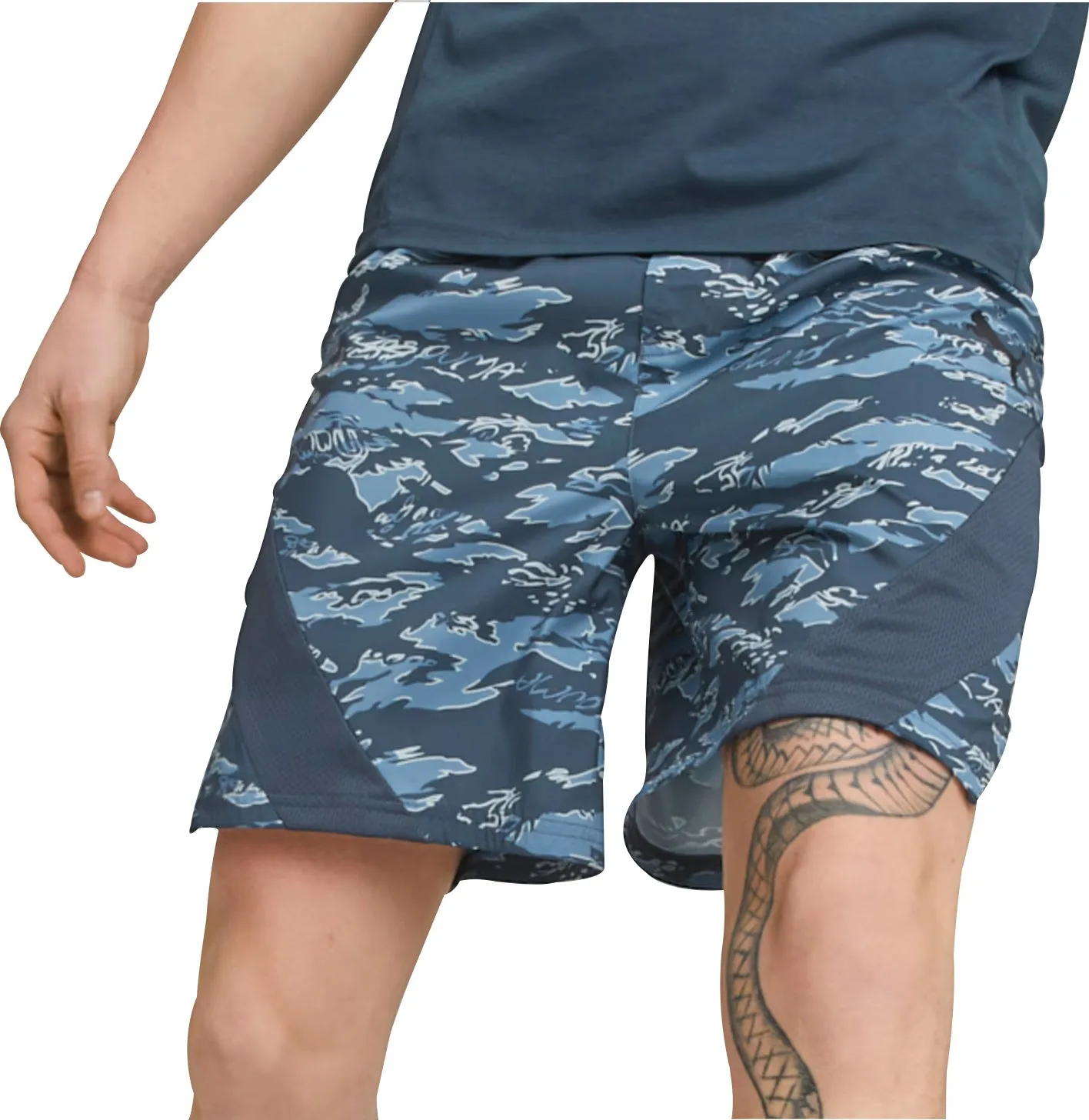 Puma Concept Woven 7 Inch Mens Training Shorts - Blue Light Layer Casual Elegance