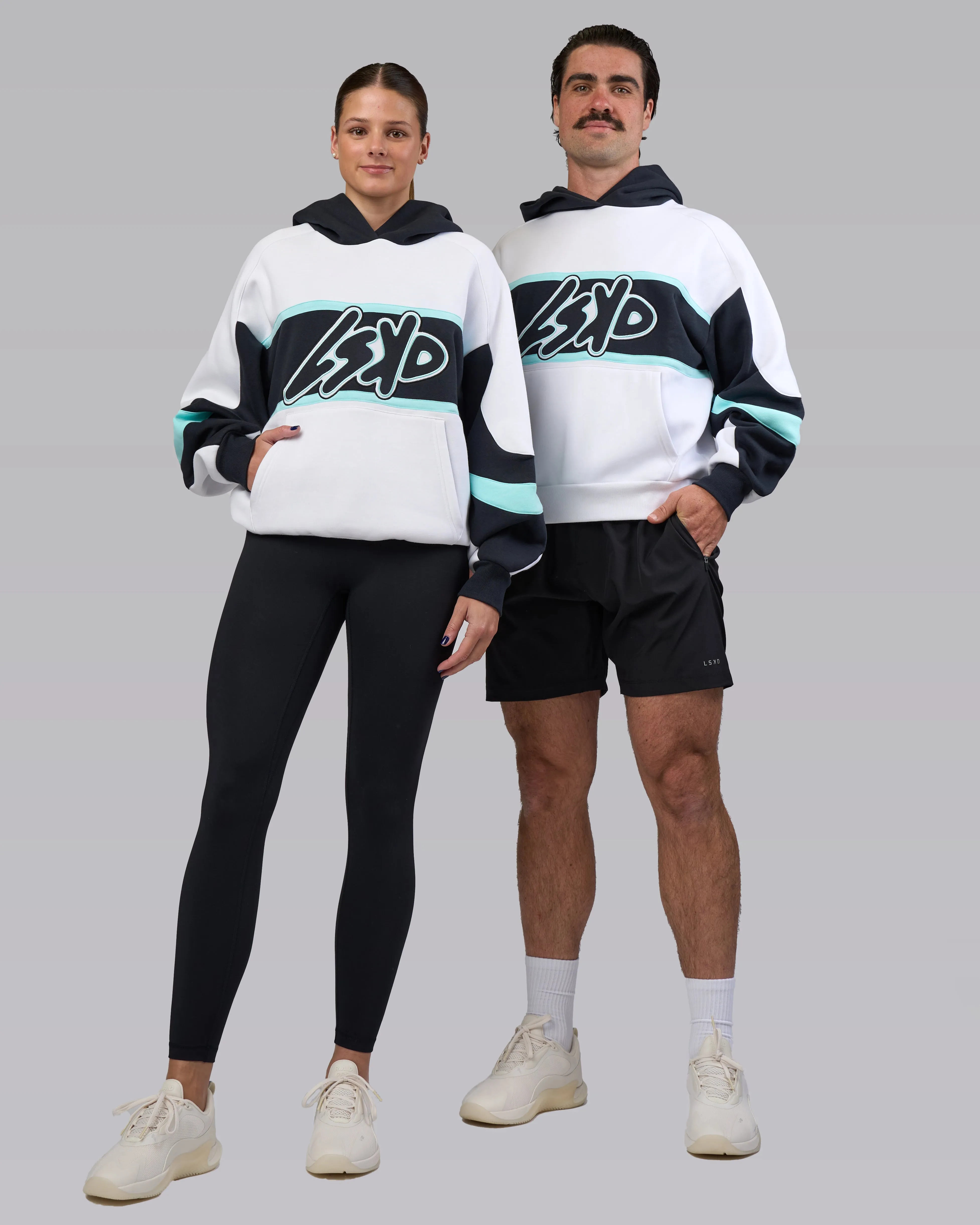 product neutral versatility Comfort Hoodie Vibe Oversized Unisex Hoodie - White-Island Paradise